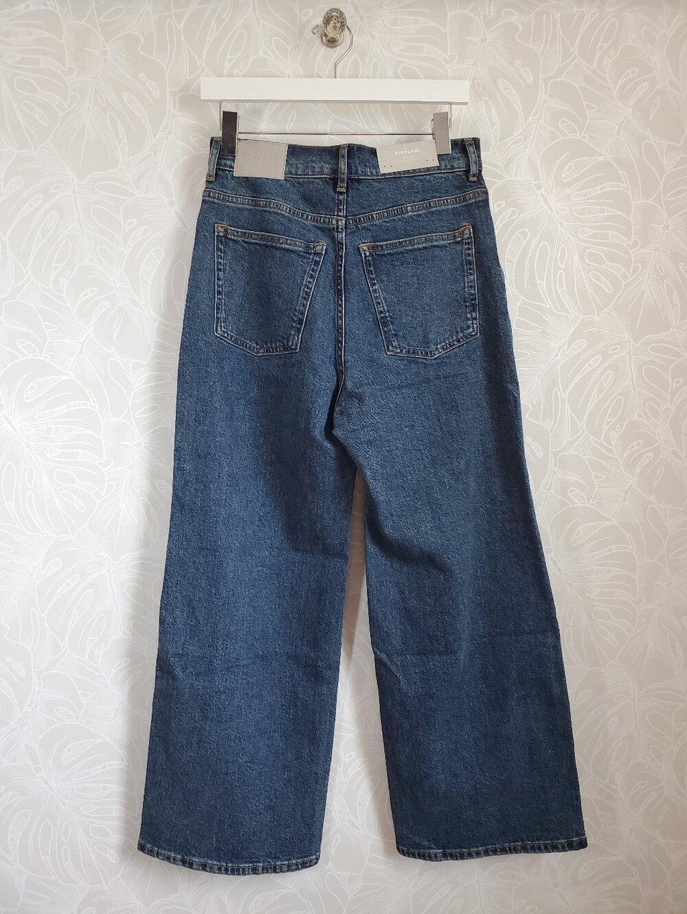 NEW Everlane the way high Wide Leg Sailor Jeans Women's 29 Short - Picture 6 of 11